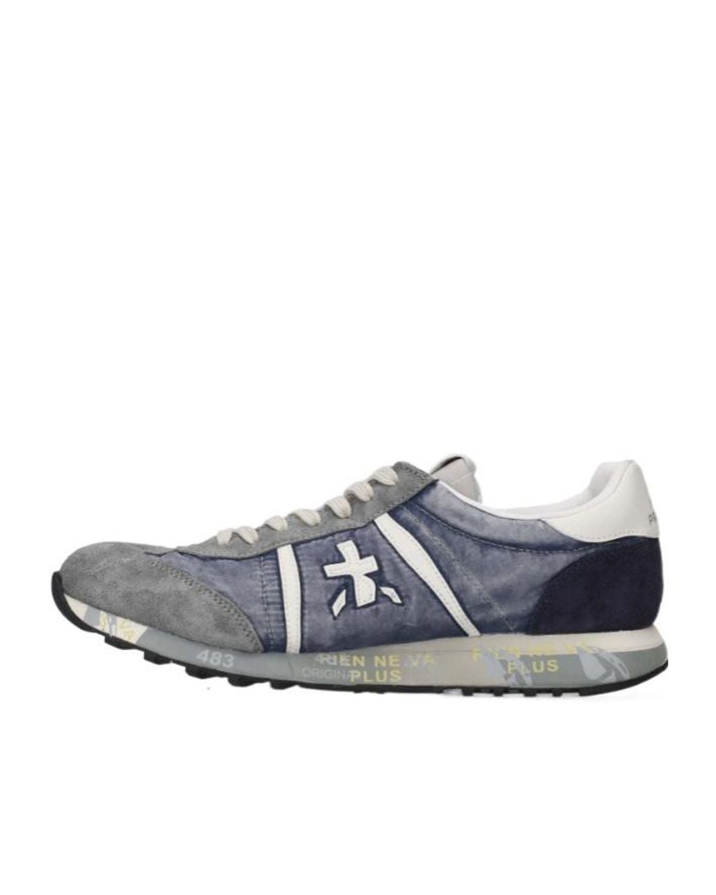 Premiata Gray Lace-Up Sneakers for men