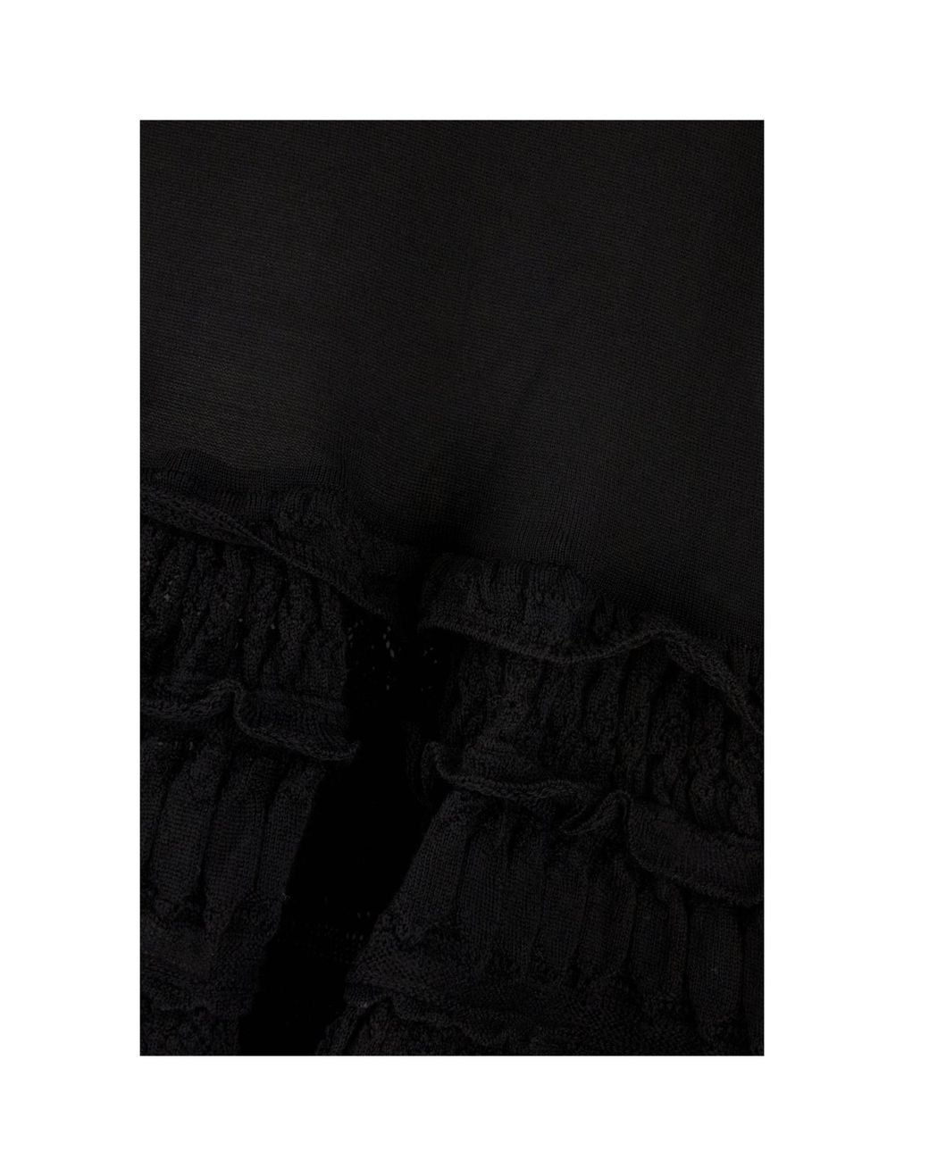 Alaïa Black Alaïa Crinoline Top