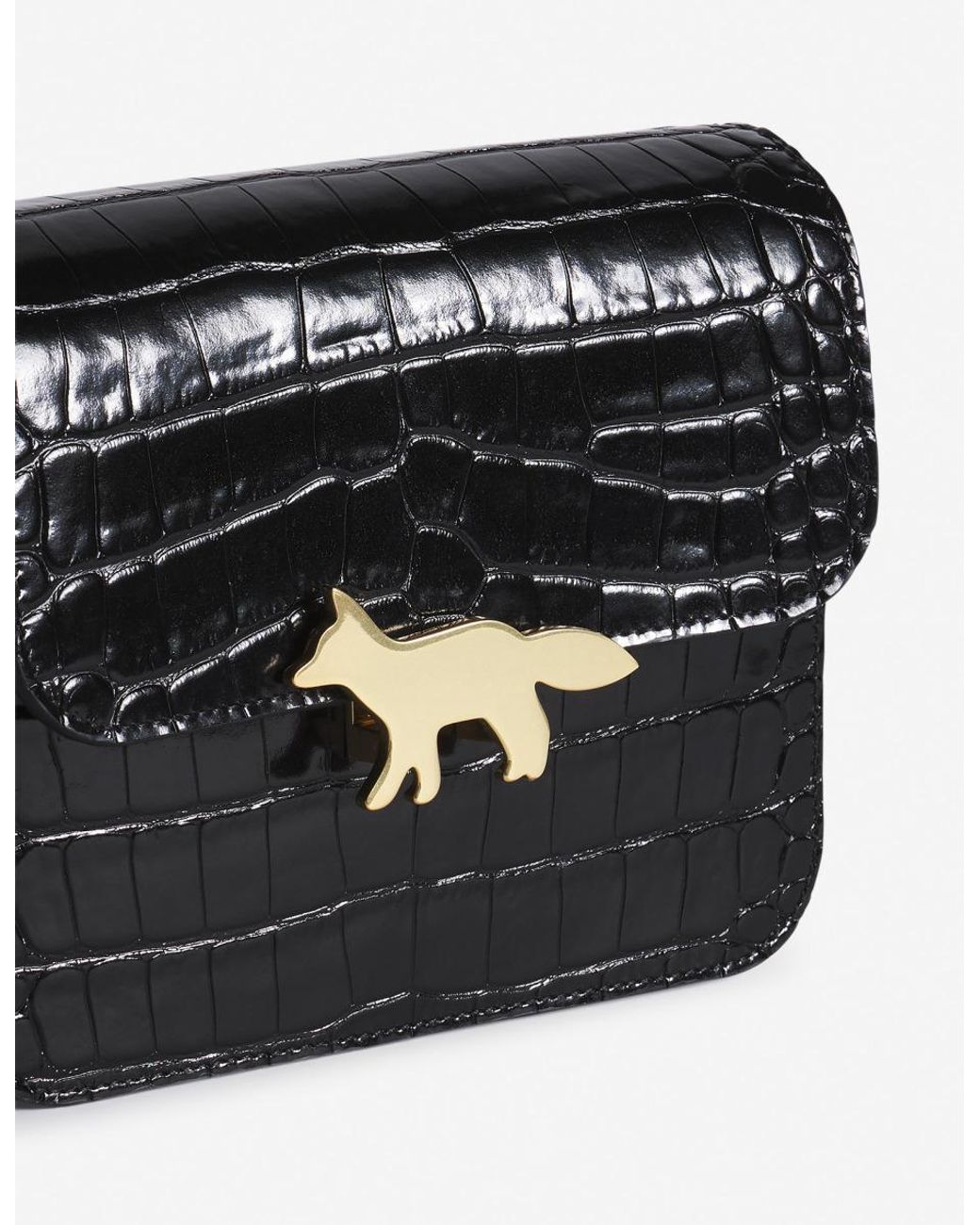 Maison Kitsuné Black Maison Kitsuné Edie Bag for men