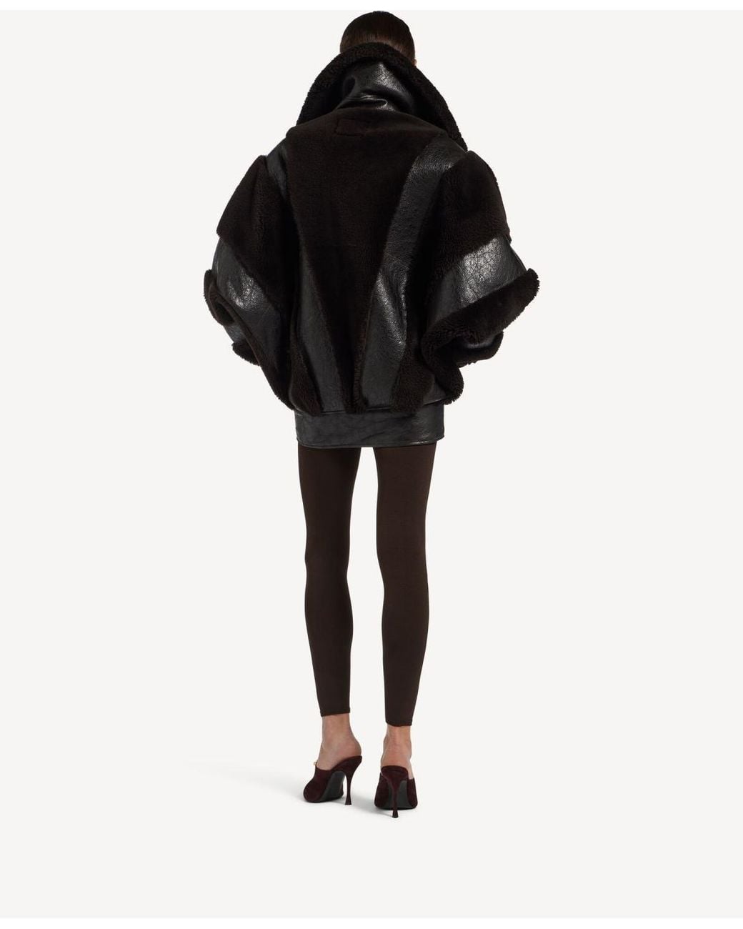 Balenciaga Black High Collar Jacket