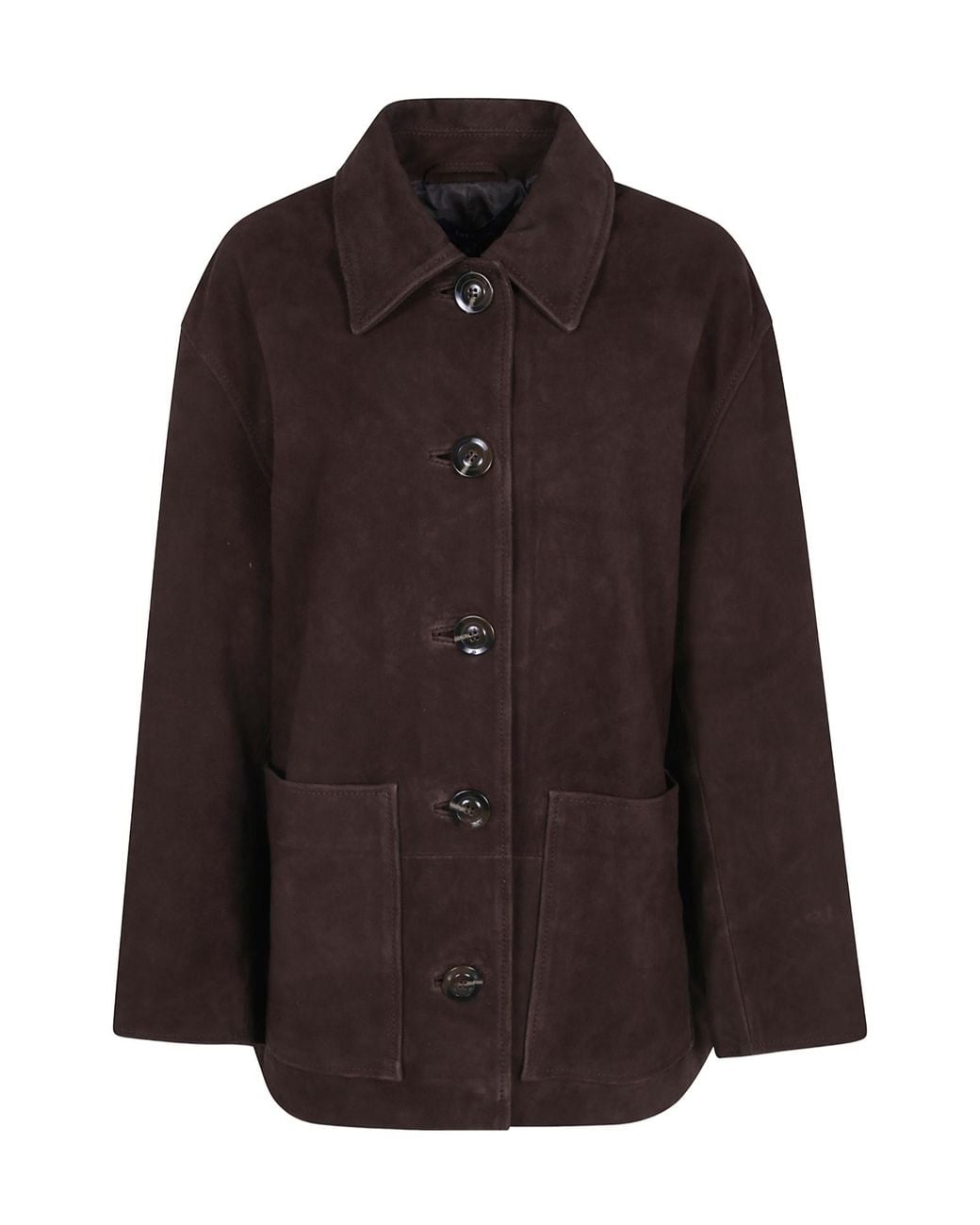 Soeur Brown Vincenzo Button-Up Jacket