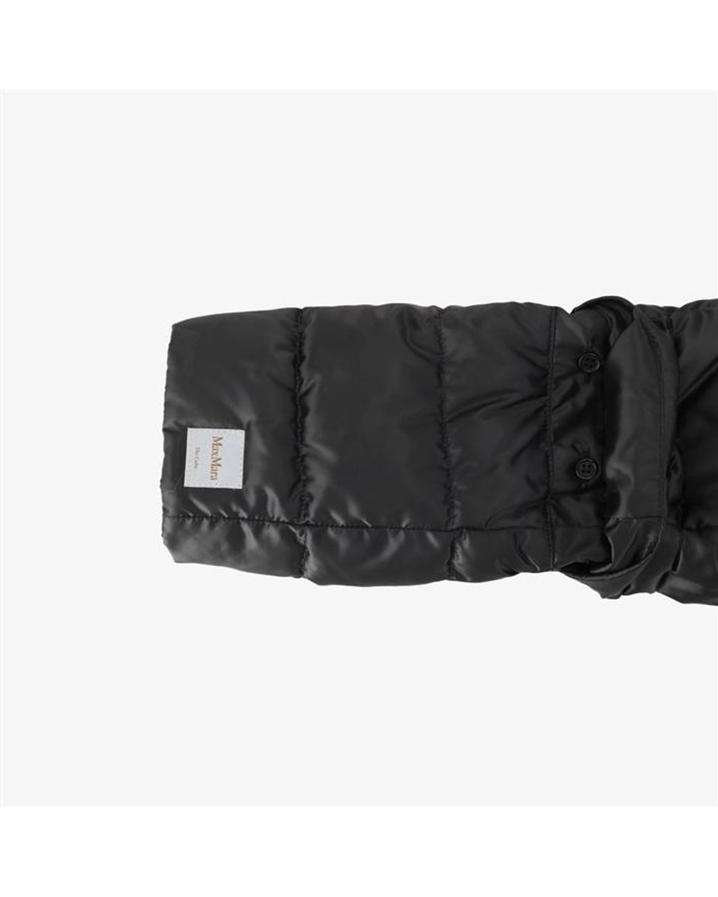 Max Mara Black The Cube Novef Quilted Coat