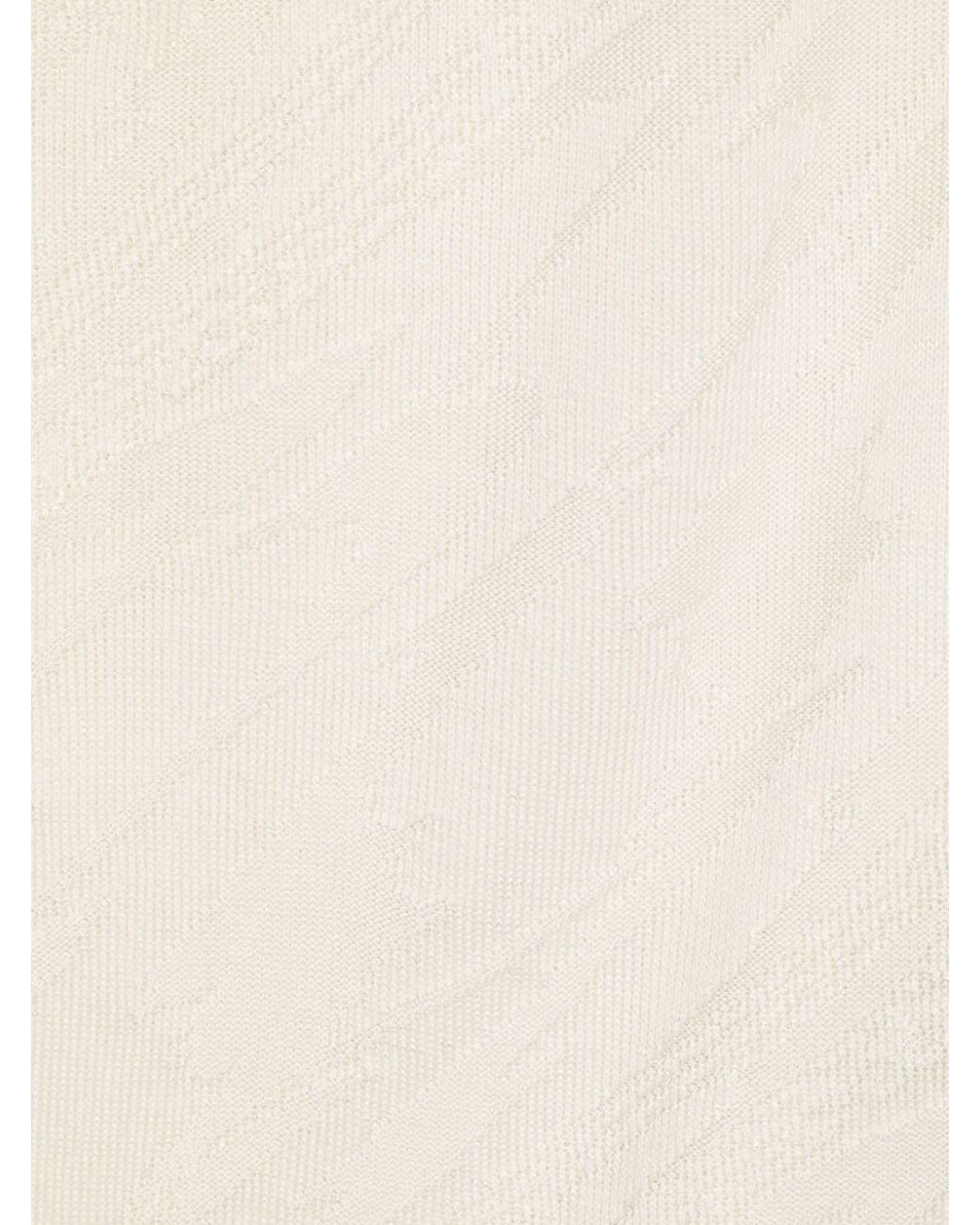 Missoni White Rectangle-Shape Scarf