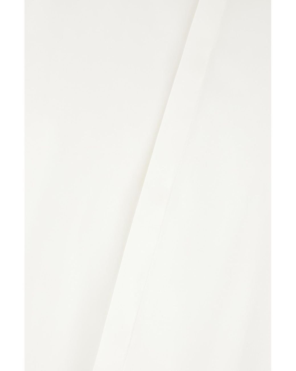 Saint Laurent White Button Detailed Long-Sleeved Shirt for men