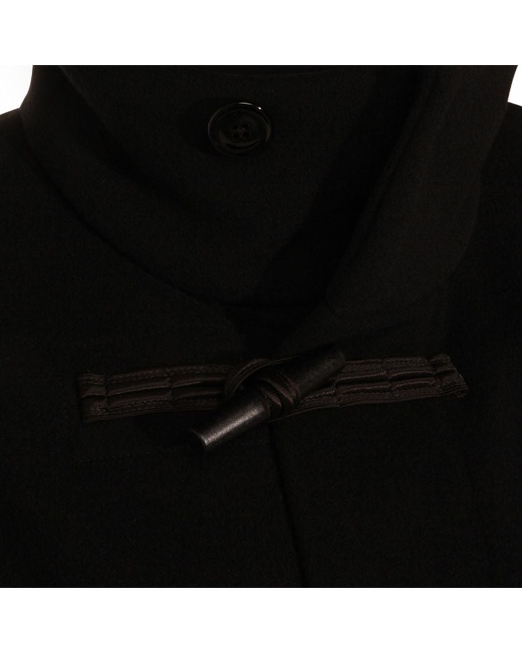 Lemaire Black Short Duffle Coat
