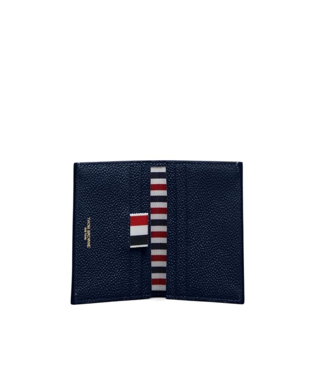 Thom Browne Blue Double Card Holder