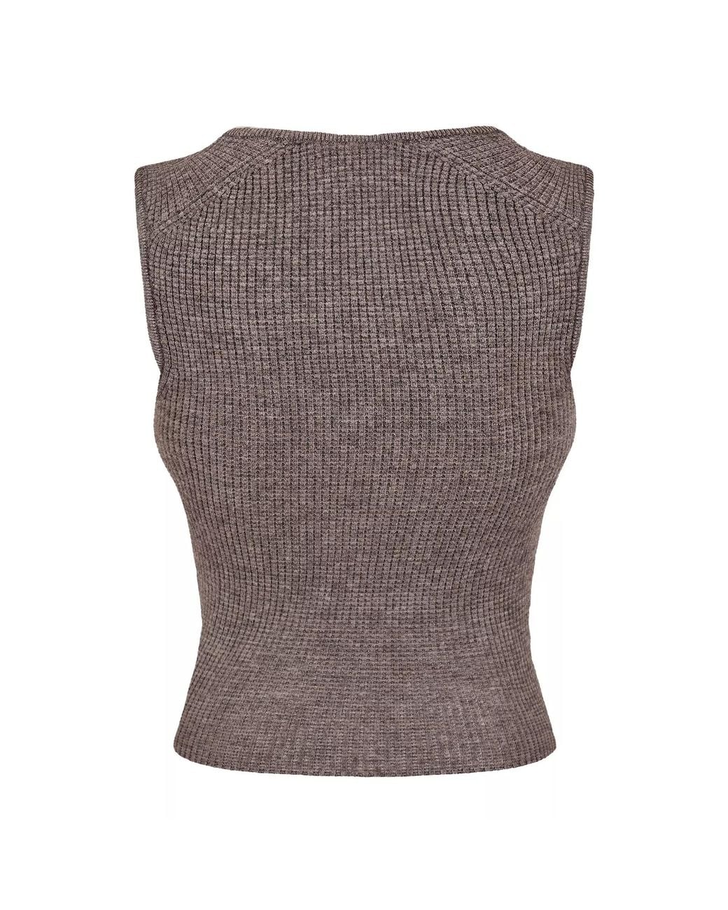Fear Of God Brown Waffle Tank Vest