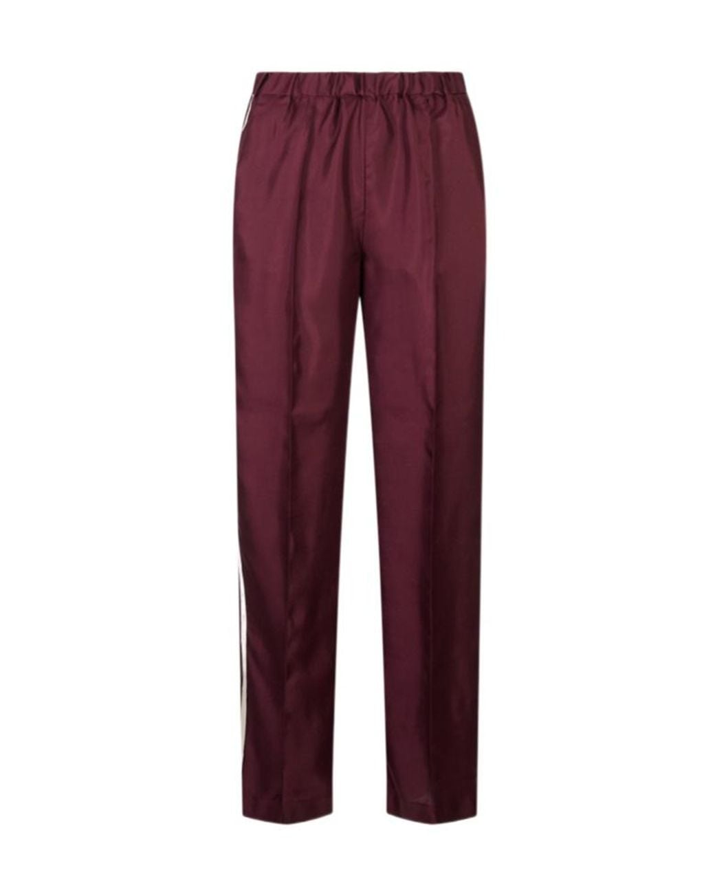 F.R.S For Restless Sleepers Red Side Striped Pants