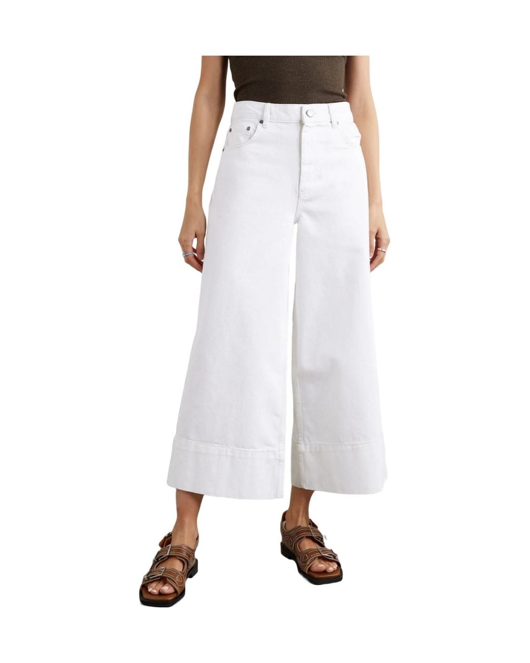 Ganni White Loosefit Jeans