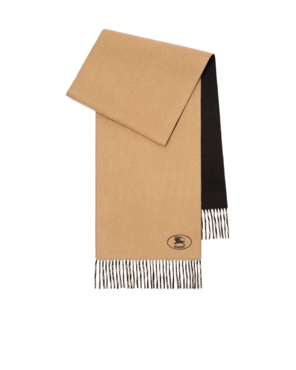 Burberry White Knight Cashmere Scarf for men