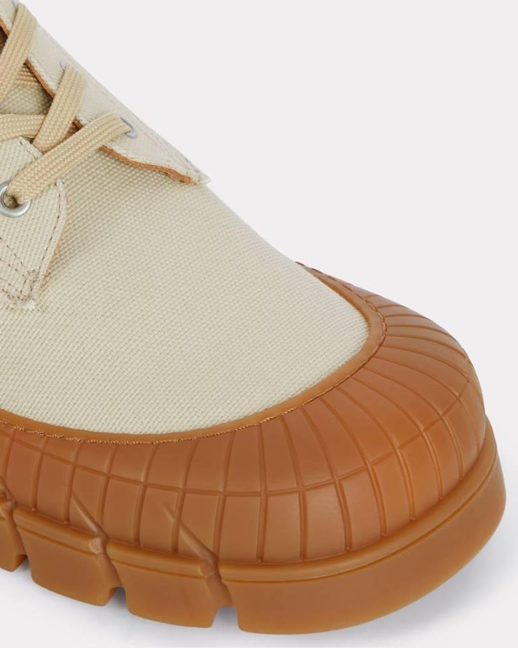 KENZO Natural -Gobi' Lace-Up Boots for men