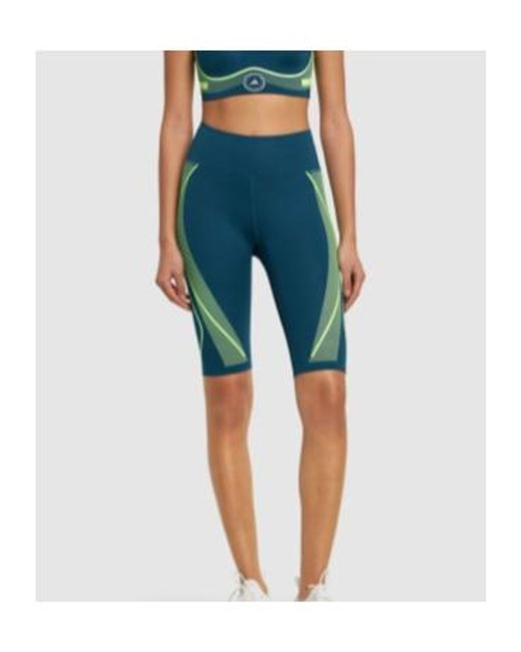 Adidas By Stella McCartney Blue Running And Cycling Shorts