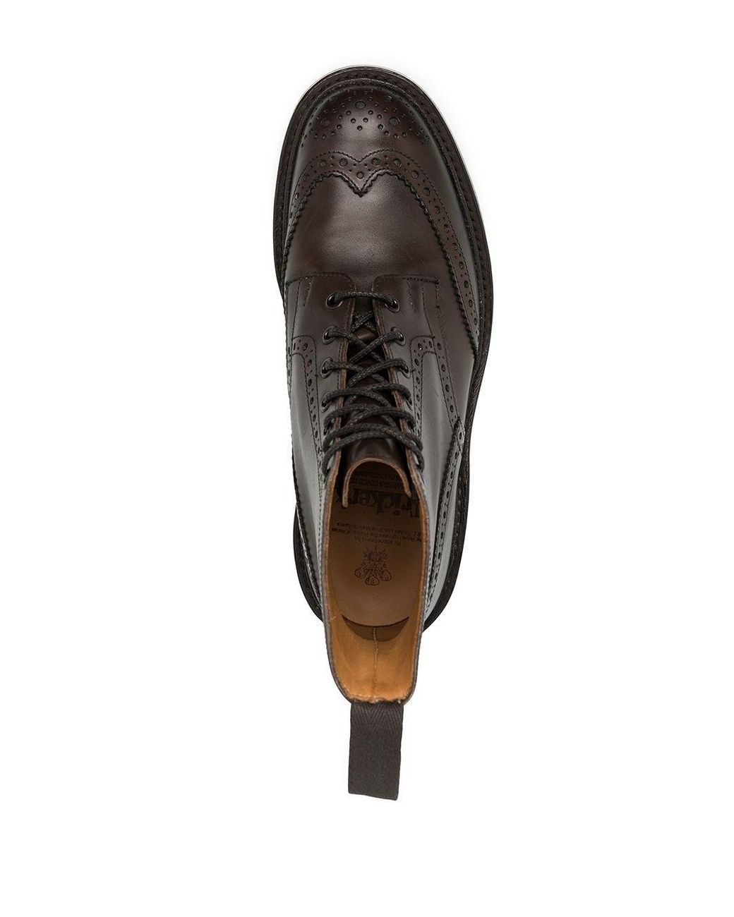 Tricker's Black Tricker's Lace-Up Boots for men