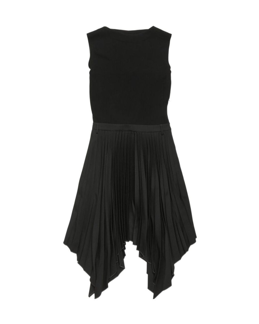 Acne Black Pleated Dress