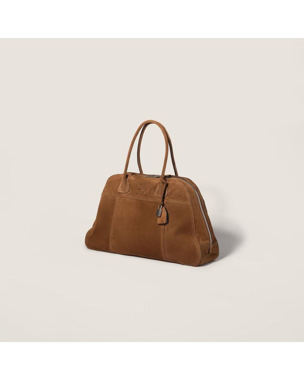 Miu Miu Brown Vivant Suede Bag