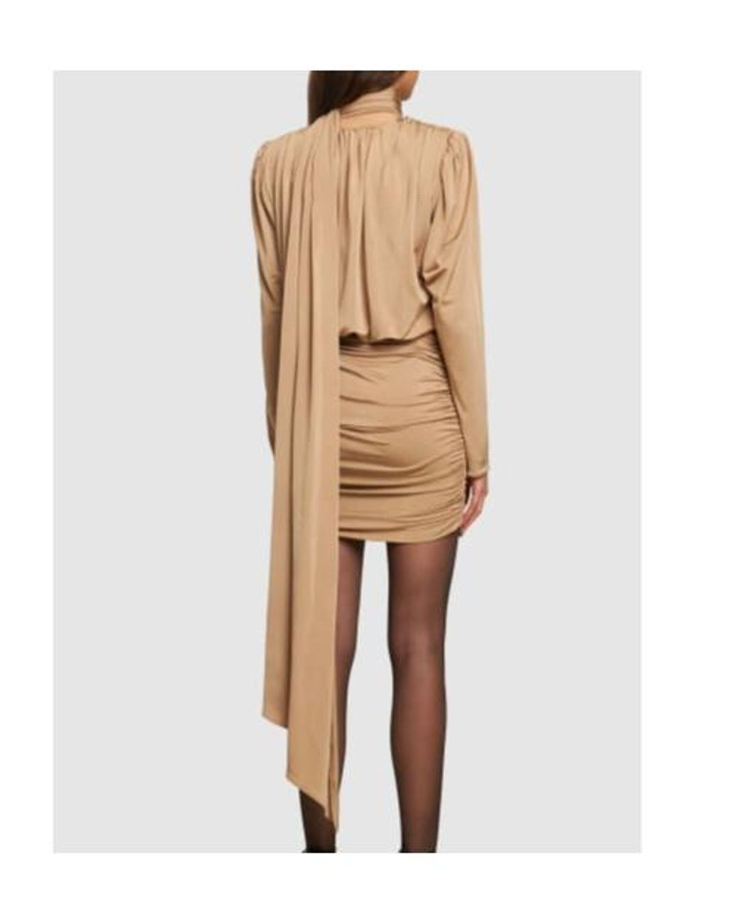 Magda Butrym Natural Draped Dress