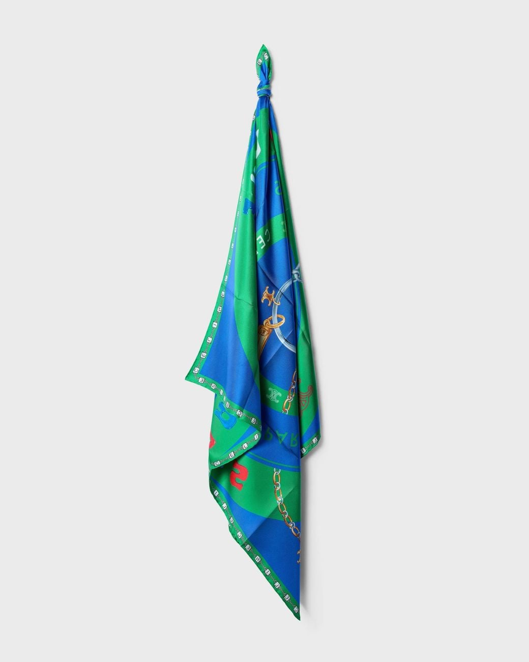 Céline Blue Bullseye Foulard, 90
