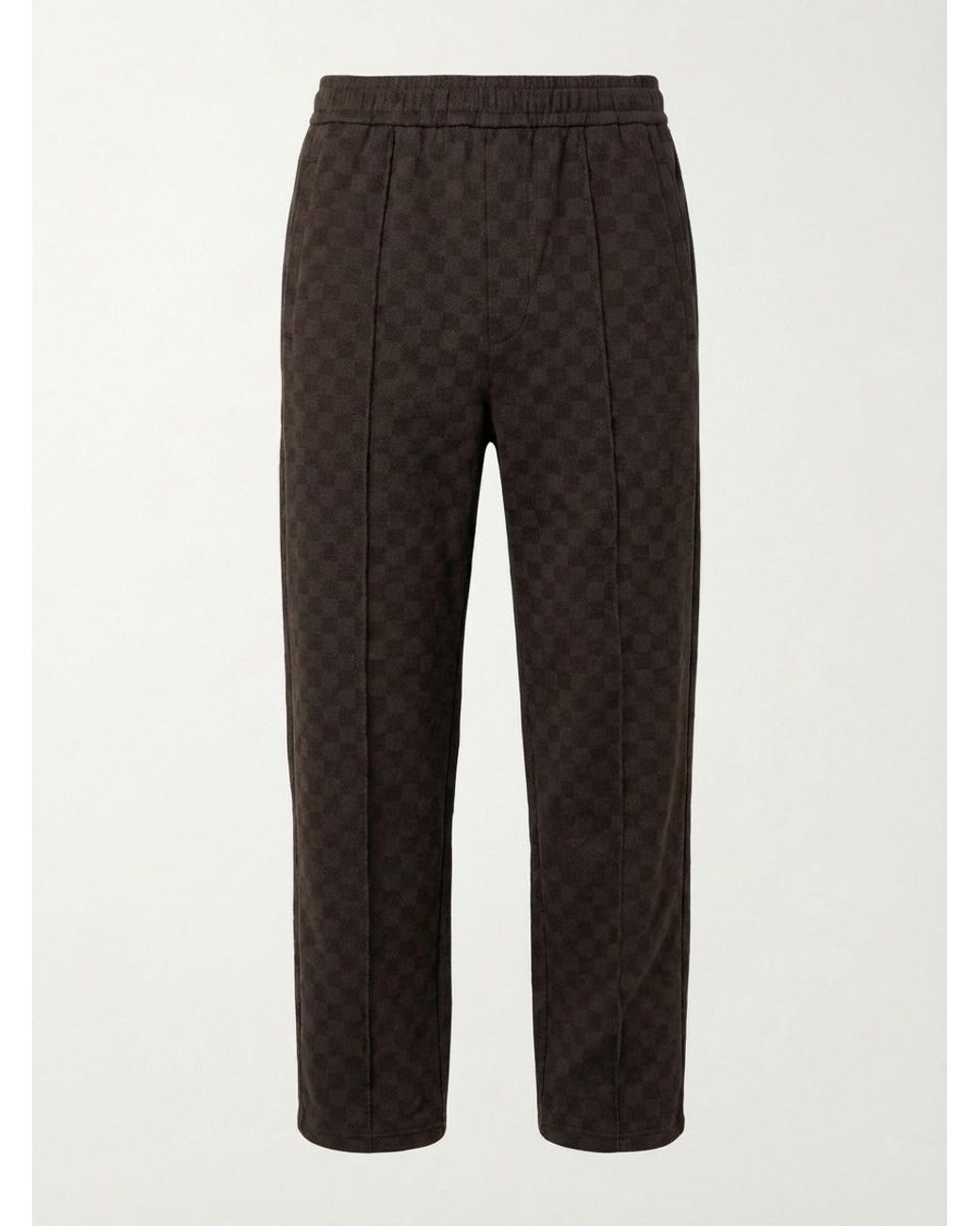 Gucci Black Gg Jersey Jacquard Pant for men