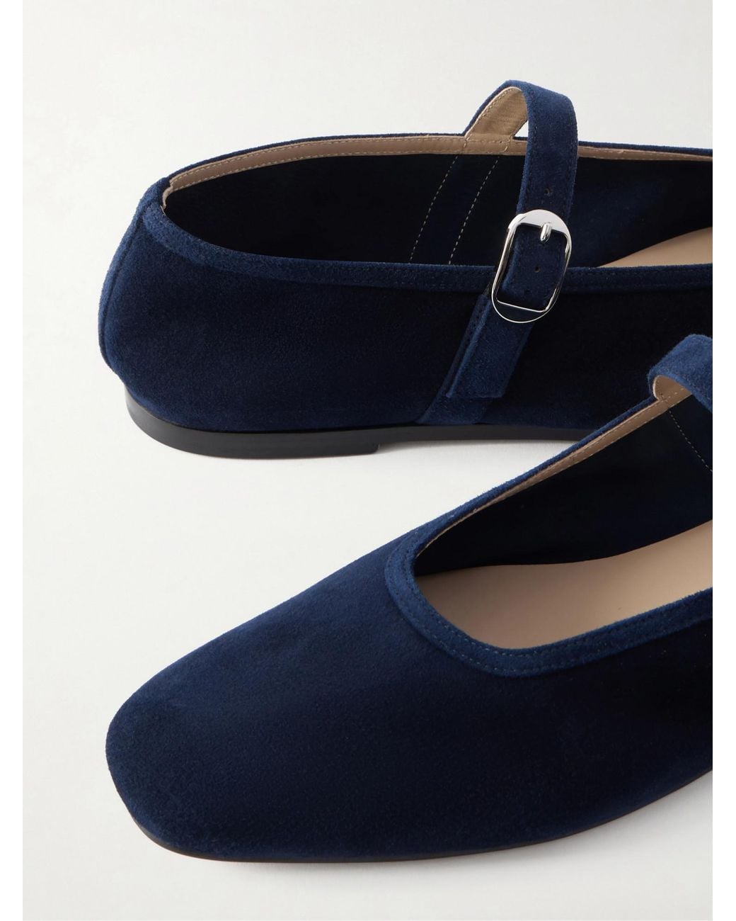 Le Monde Beryl Blue Simple Loafers