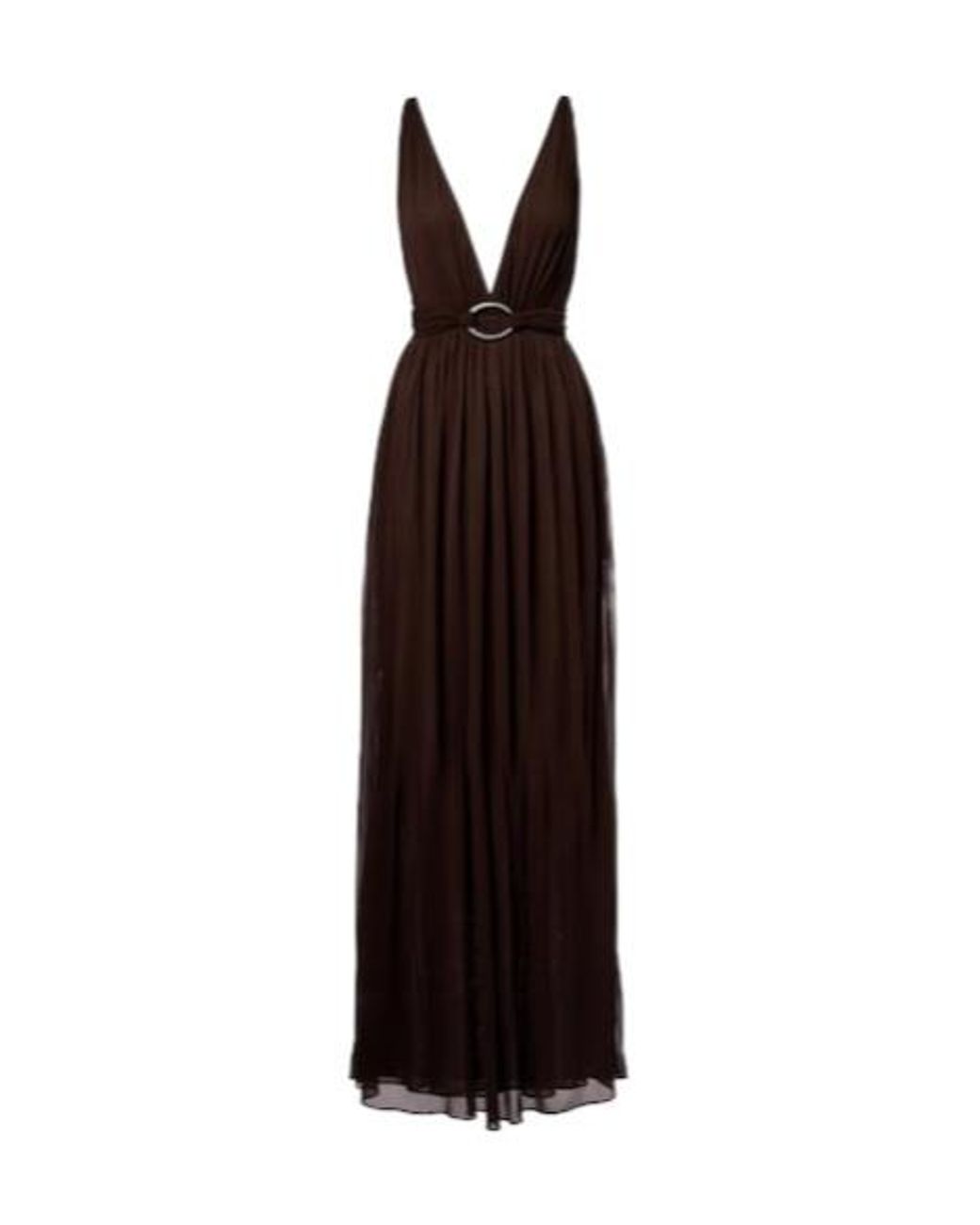 Tory Burch Purple Belted Jersey Maxi Dress