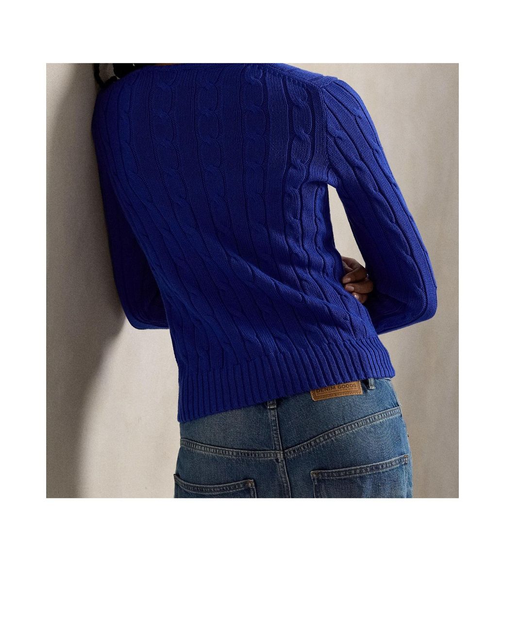 Polo Ralph Lauren Blue Logo Knit Sweater