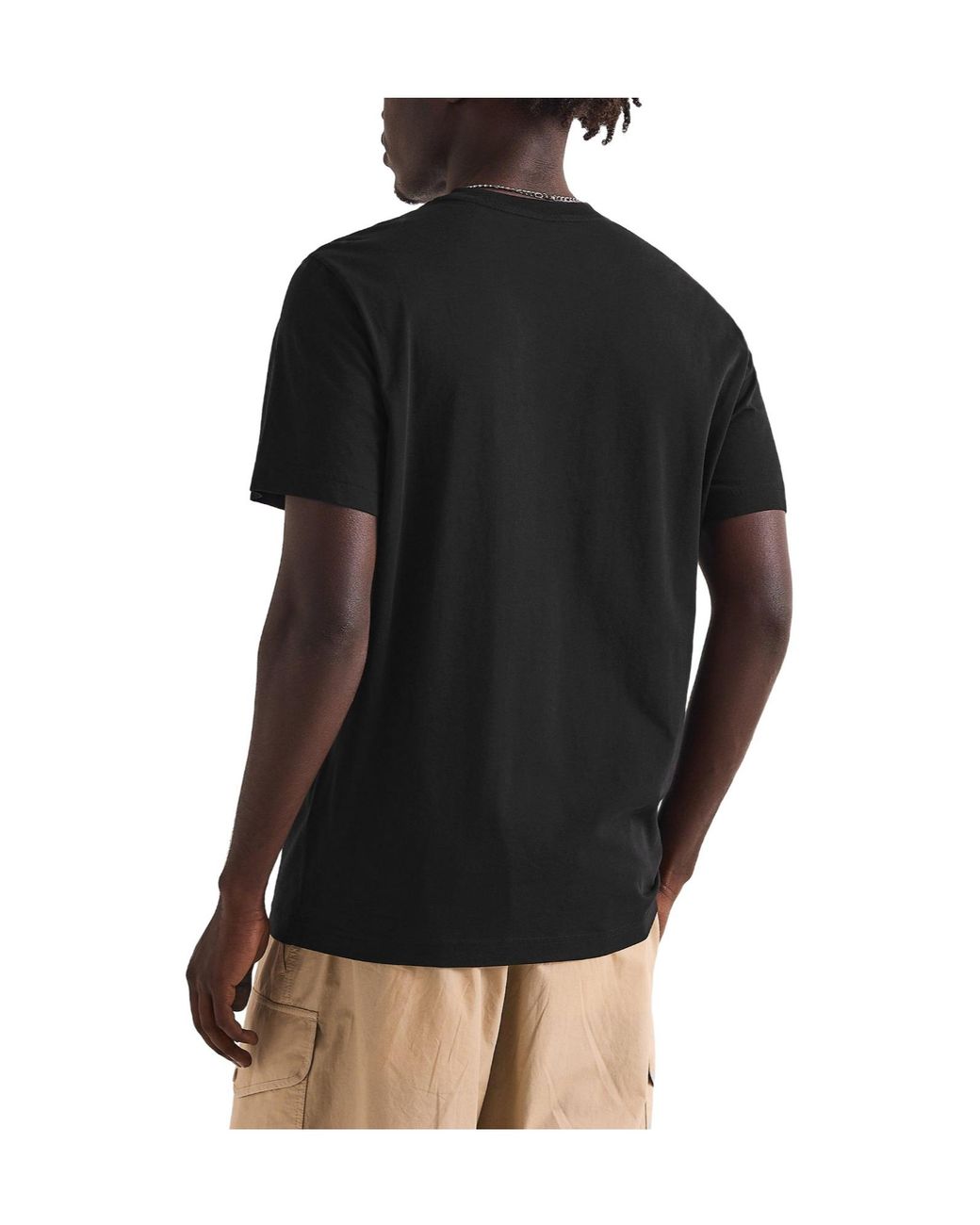 Moncler Black Crew-Neck Cotton T-Shirt for men