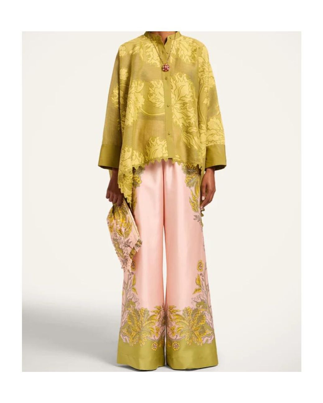 LaDoubleJ Pink La Doublej Printed Palazzo Pants