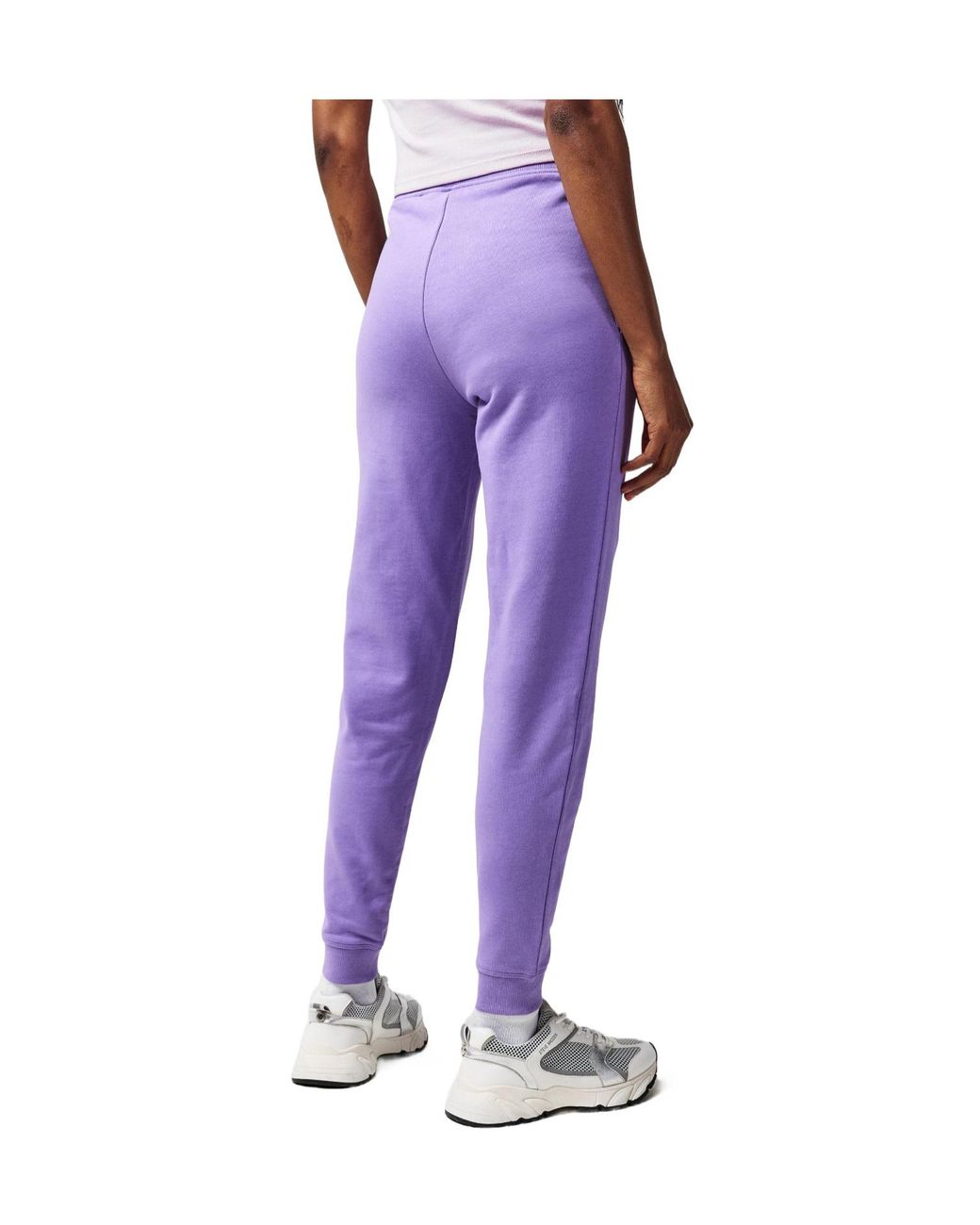 Boss Purple Solid Color Jogging Bottoms