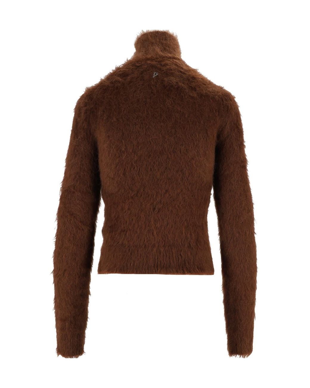 Dondup Brown High-Neck Knit Sweater