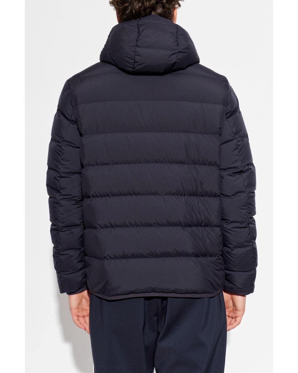 Moncler Blue Montbrocq Hooded Down Jacket for men
