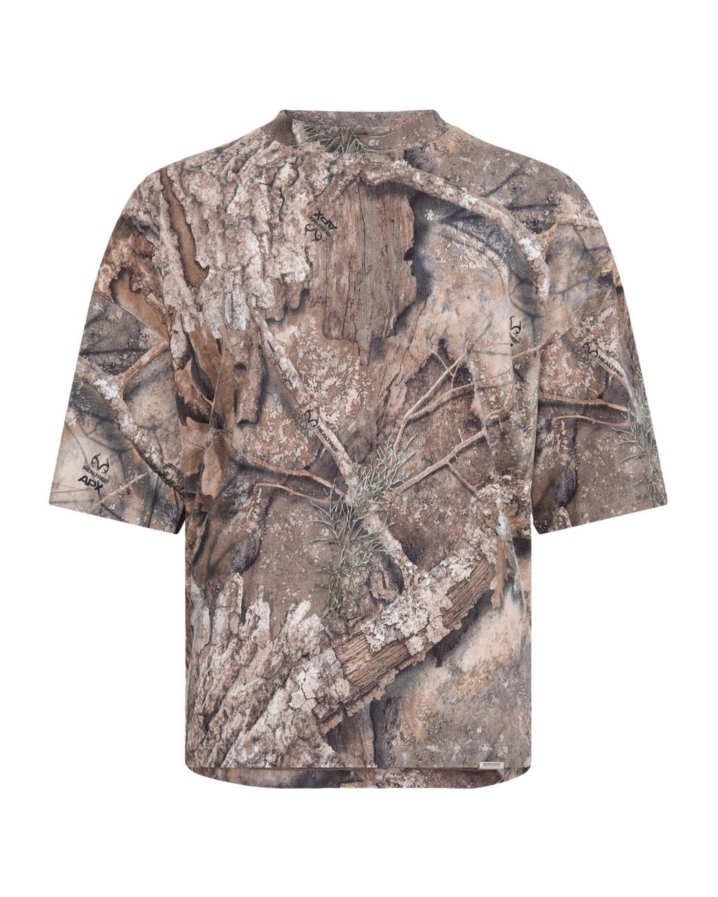 Represent Gray Oversized T-Shirt for men