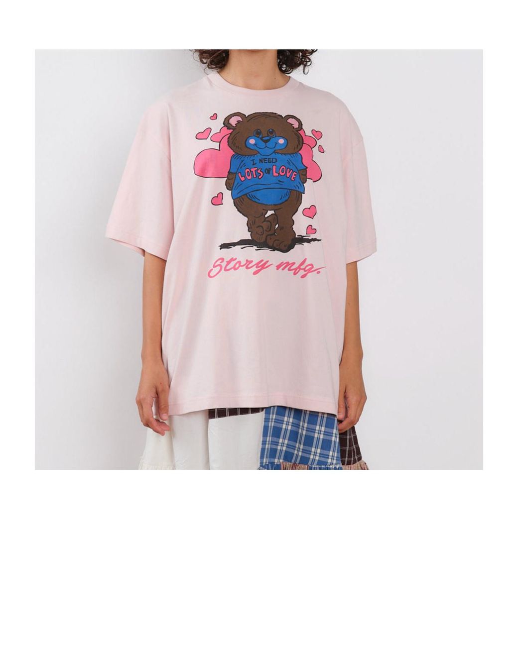 STORY mfg. Pink Grateful Tee Ss