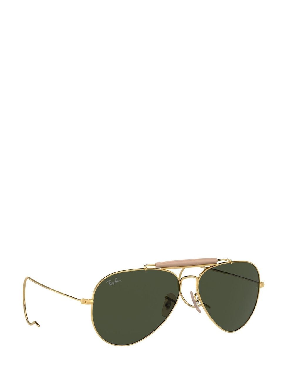 Ray-Ban Green Outdoorsman Aviator Frame Sunglasses for men