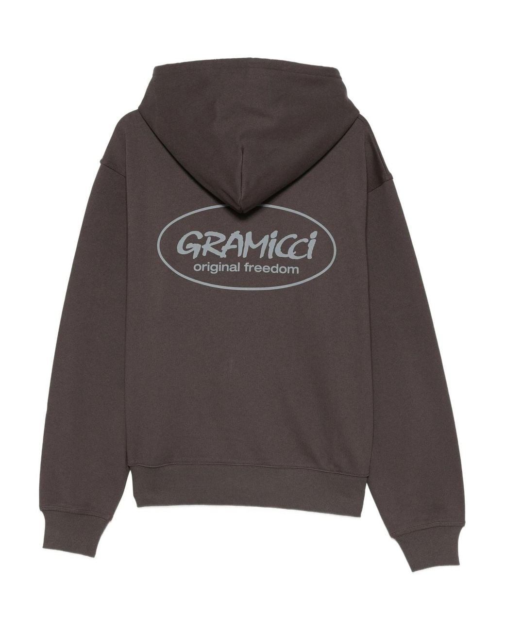 Gramicci Gray Zip-Up Hoodie for men