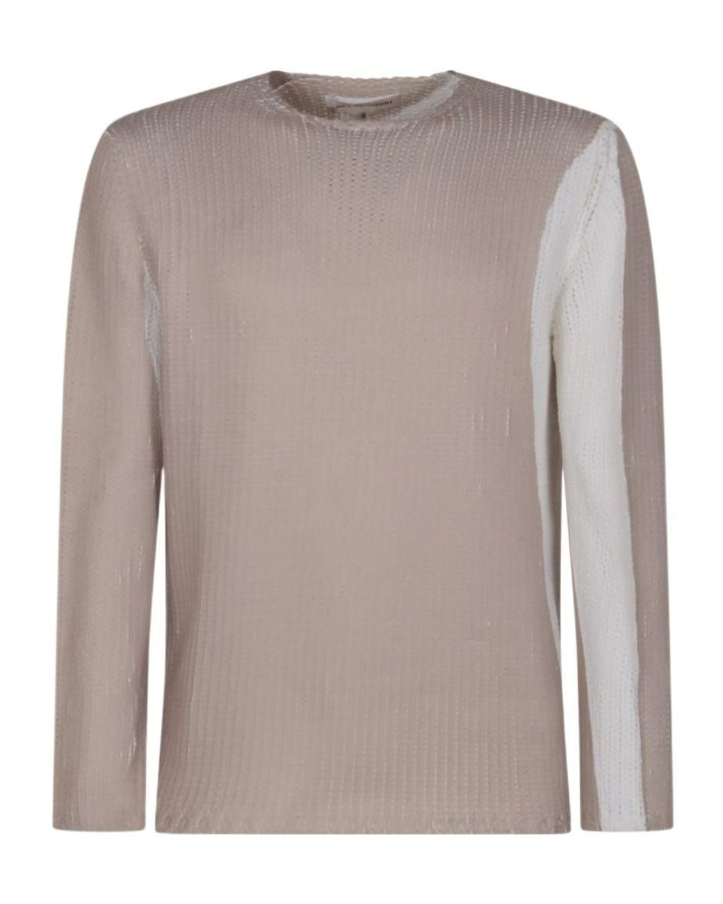 Comme des Garçons Brown Long Sleeve Sweater for men