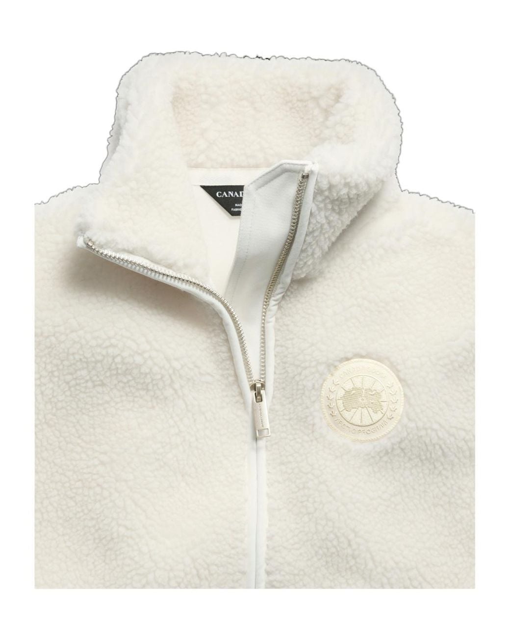 Canada Goose White Soren Fleece Vest