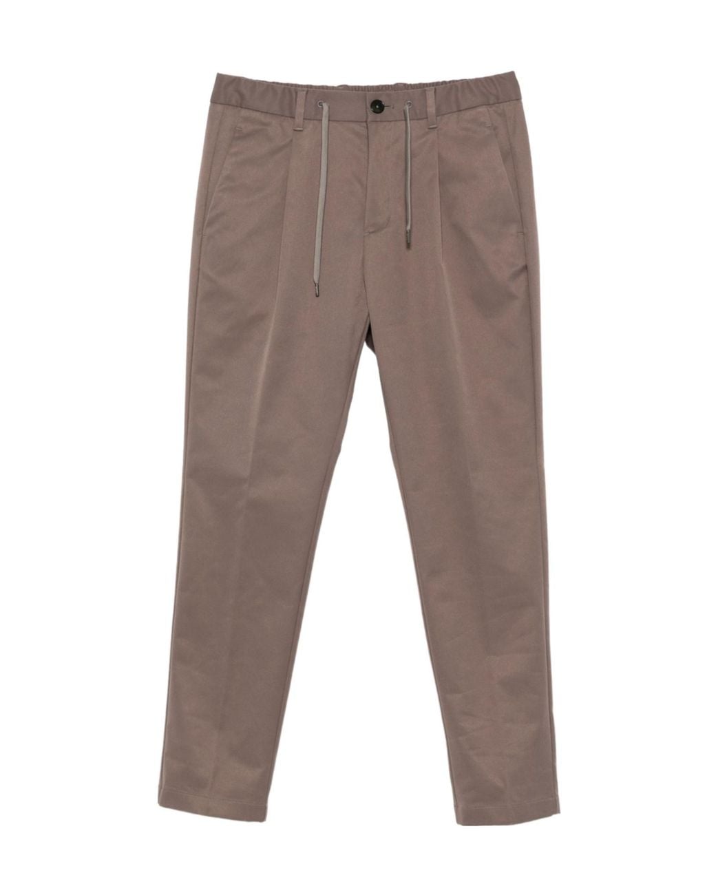 Herno Gray Logo Casual Pants for men