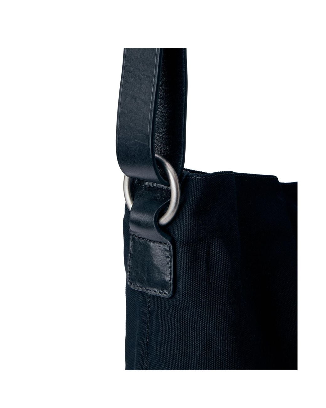 Dries Van Noten Black Adjustable Strap Shoulder Bag for men