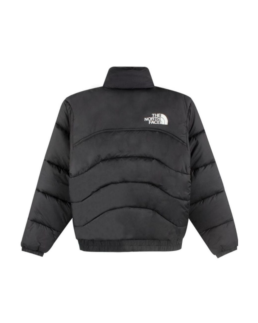 The North Face Brown Zipped Padded Jacket for men