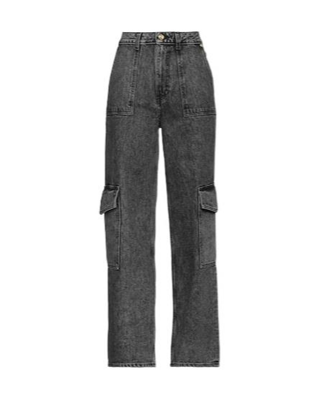 Ganni Gray Denim Trousers