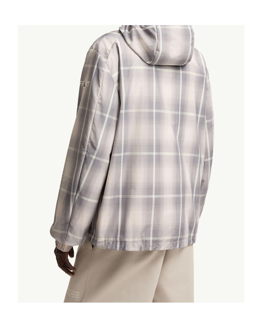 Moncler Gray X Fragment Jitsuyo Hooded Windbreaker for men