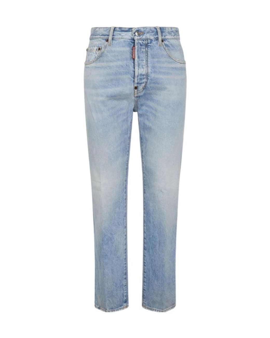 DSquared² Blue 642 Straight-Leg Jeans for men