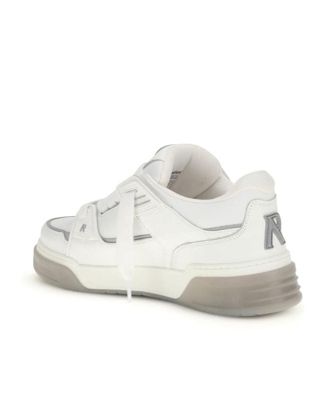 Represent White Calf Leather Bos Taurus Sneakers for men