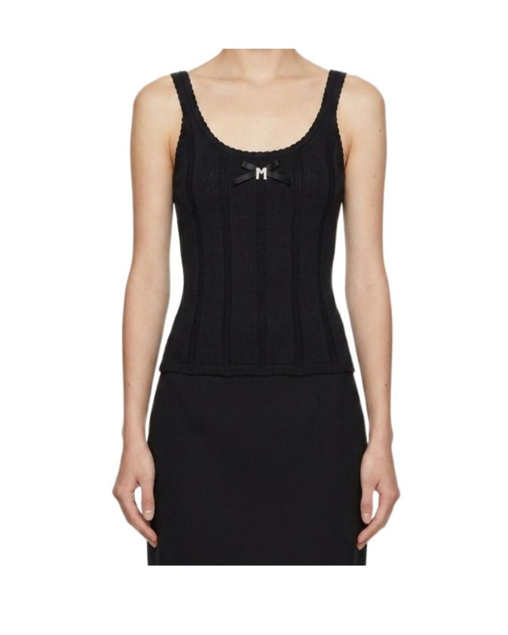 Marissa Chiara Black Sleeveless Vest