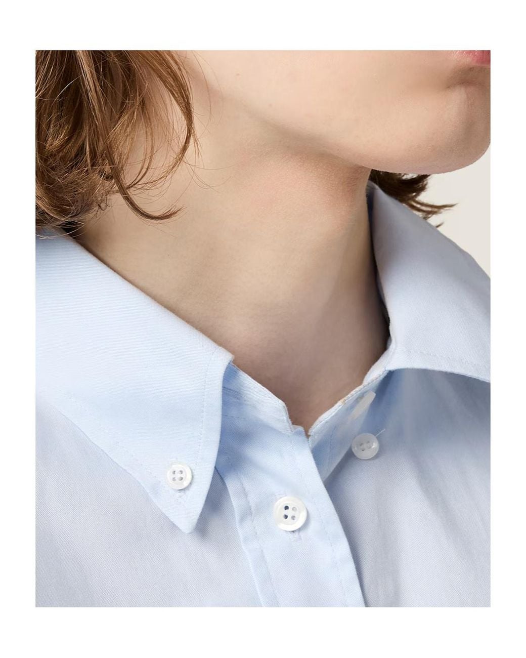 Miu Miu Blue Cotton Shirt