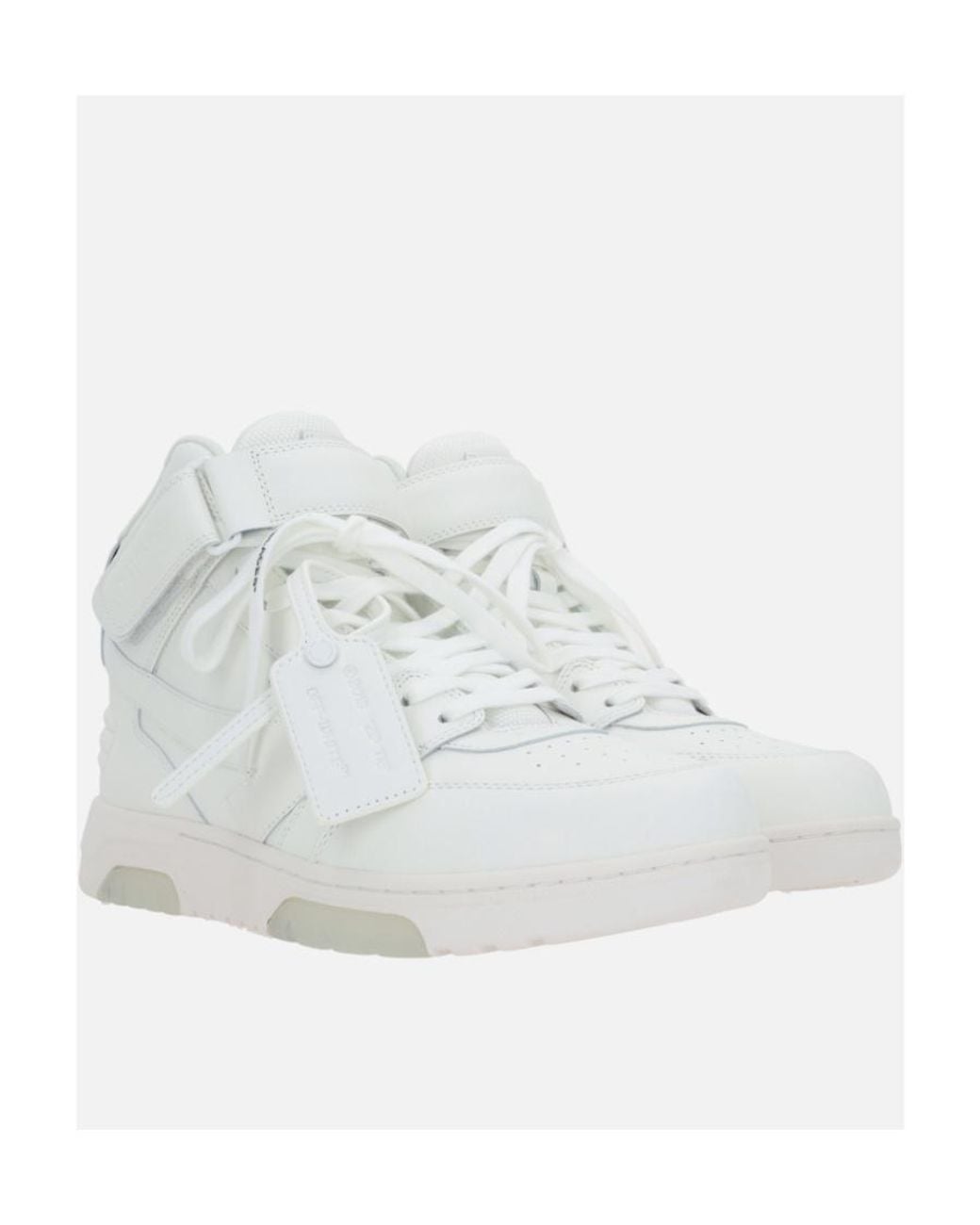 Off-White c/o Virgil Abloh White Out Of Office High-Top Sneakers for men
