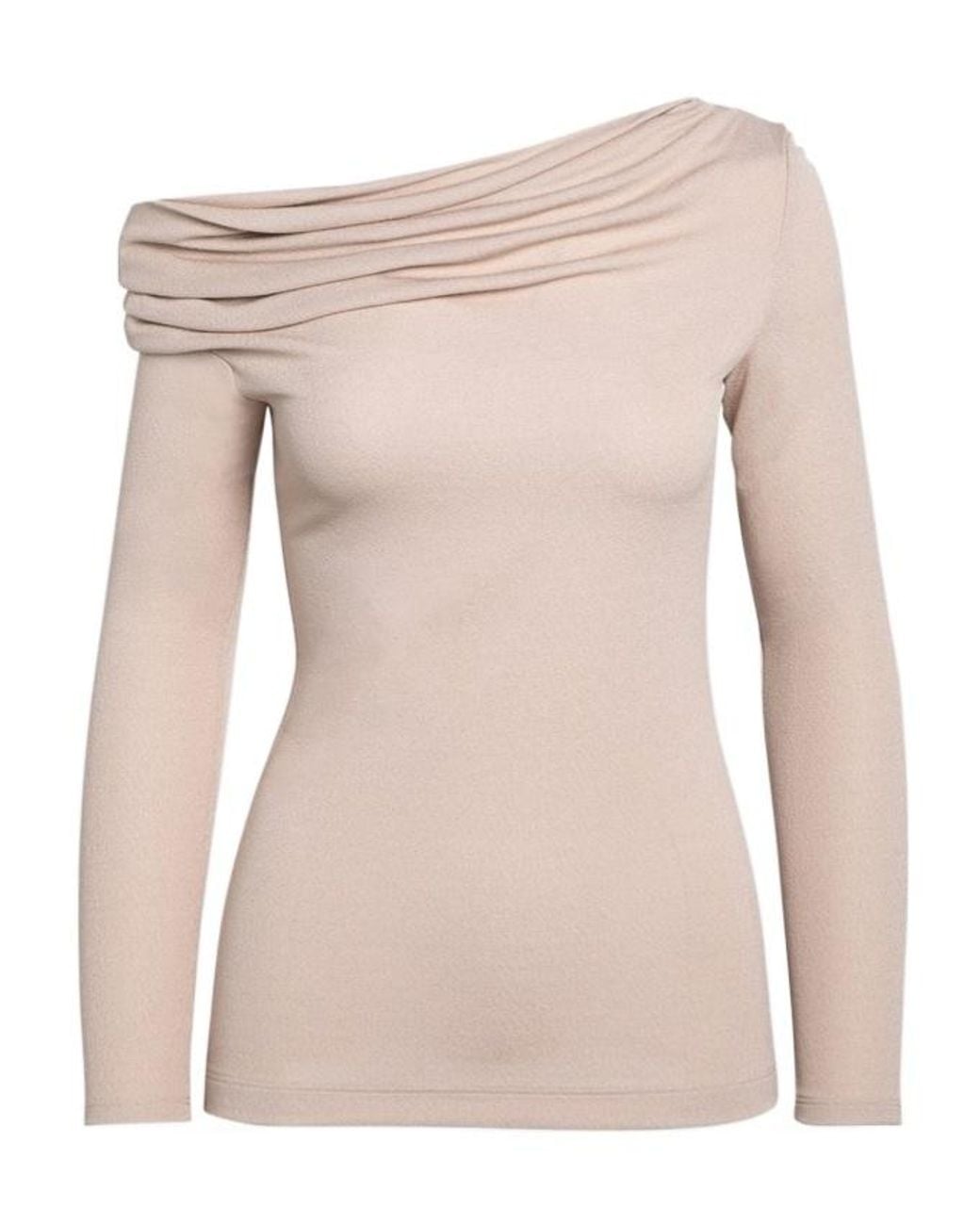 Givenchy Pink Asymmetric Draped Top