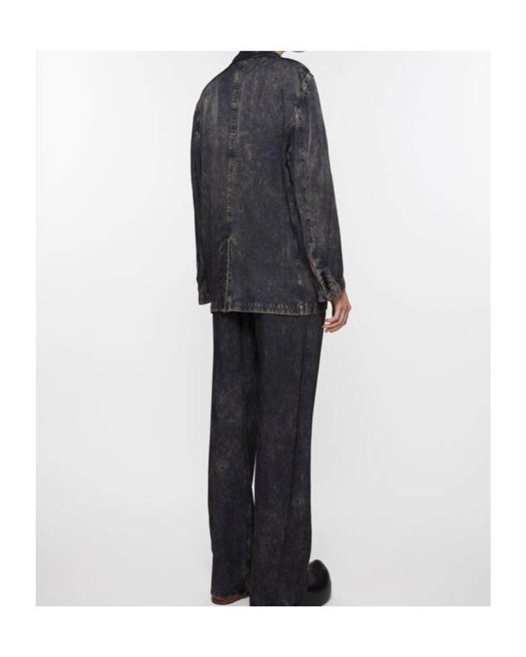 Acne Blue Single-Breasted Jacket