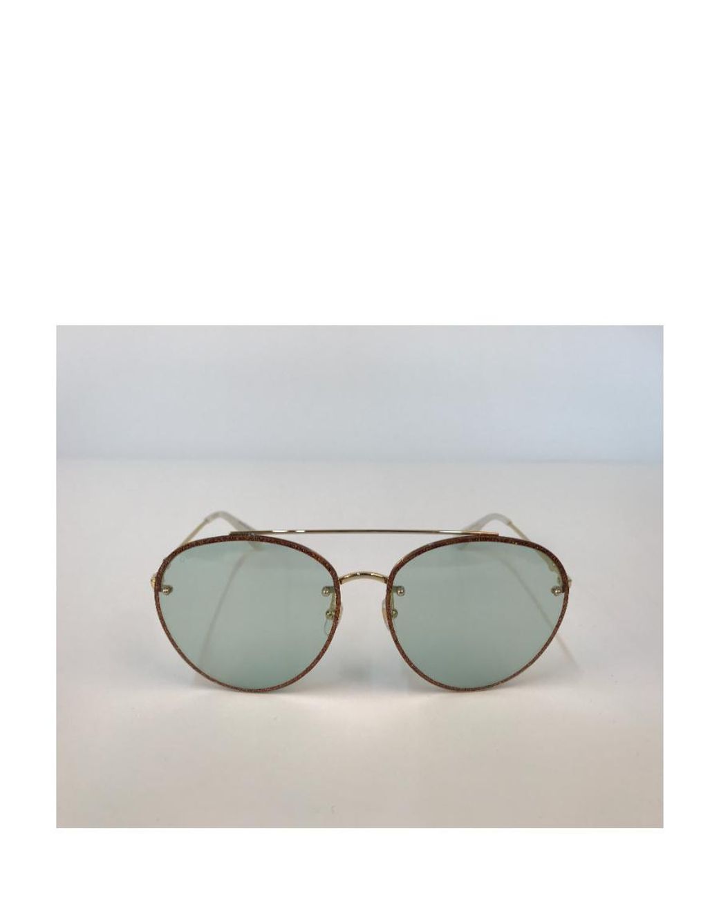 Gucci Metallic Pilot's Classic Sunglasses