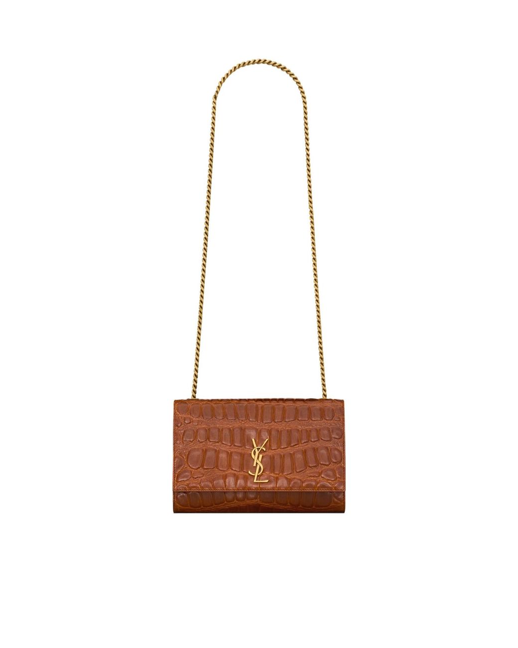 Saint Laurent White Kate Small Leather Shoulder Bag